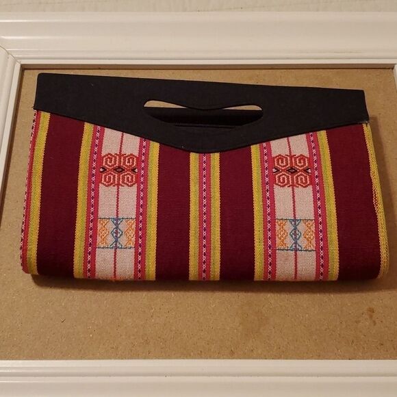 Textile pattern clutch - Picture 2 of 6